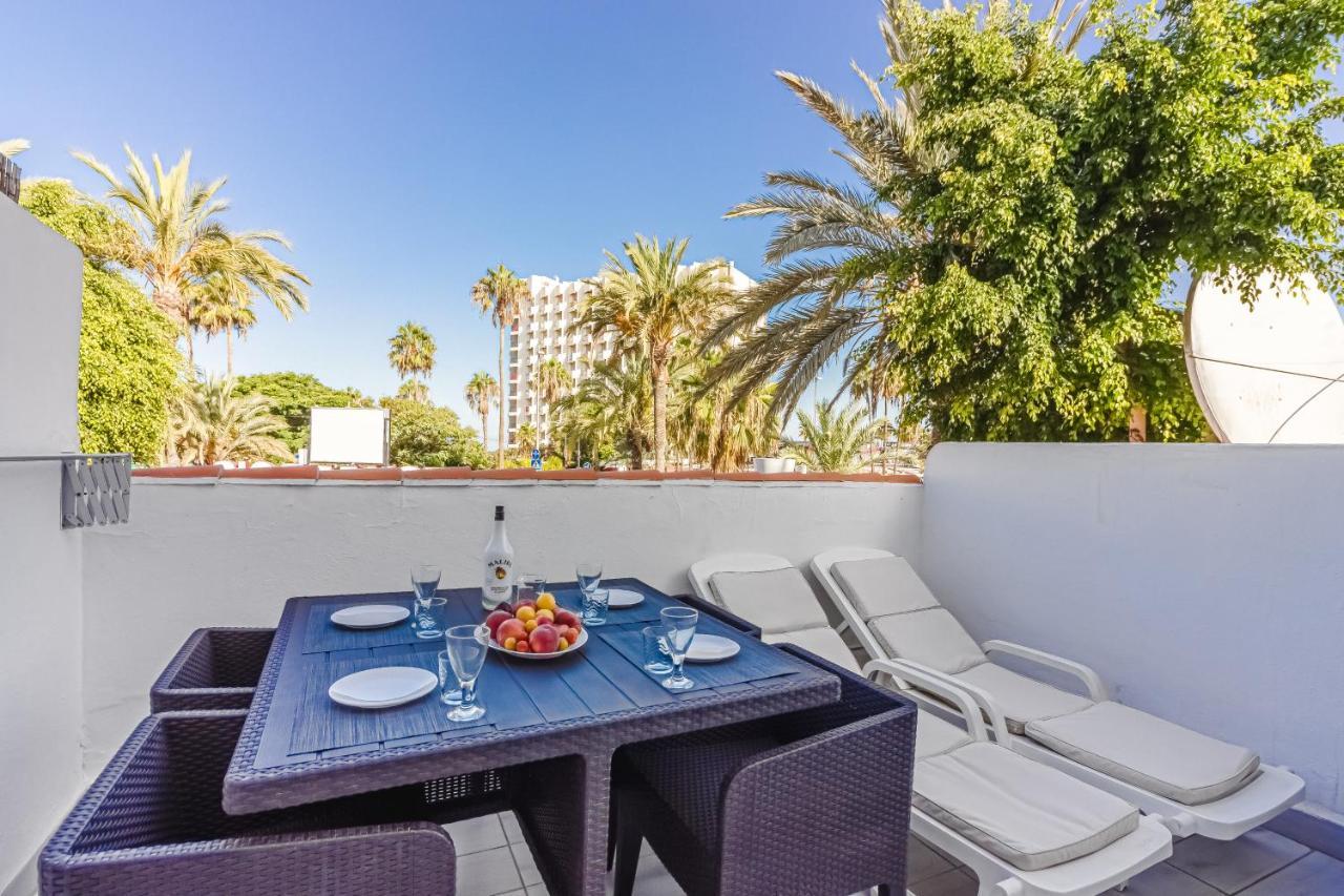 Fantastic Large Studio In Front Of Beach Heated Pool Wifi Arona  Eksteriør bilde