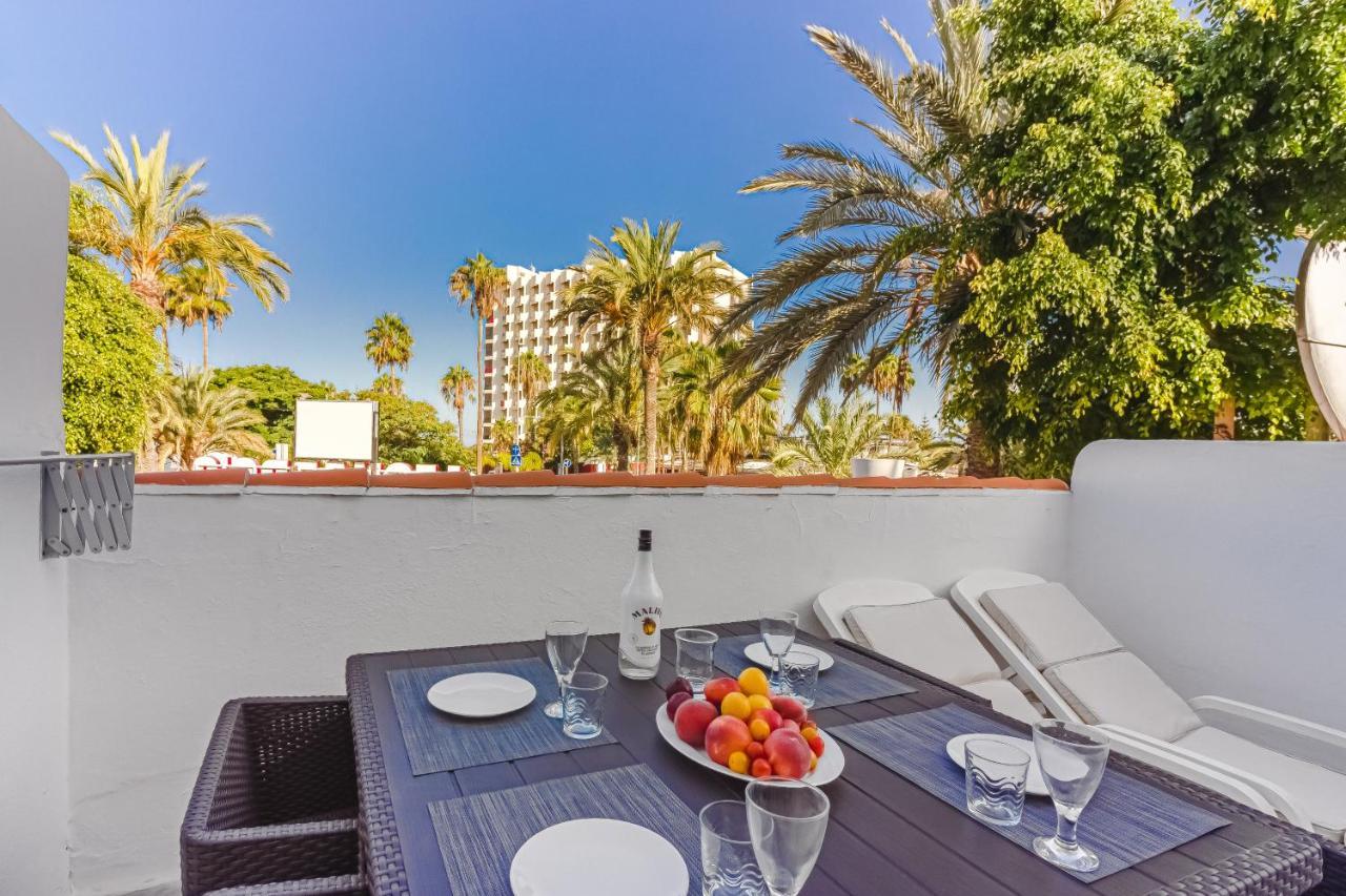 Fantastic Large Studio In Front Of Beach Heated Pool Wifi Arona  Eksteriør bilde